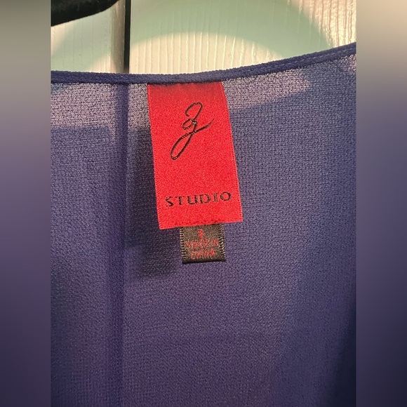 Z Studio Blue Evening Gown with Jacket - Picture 2 of 5